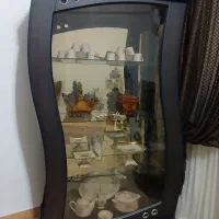 بوفه چوبی قهوه ای سوخته