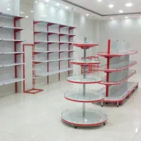 گرده سفید قرمز قفسه و استند سیگار