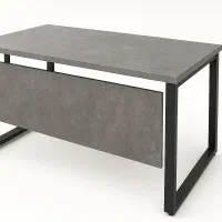 میز اداری مدیریت / کارمندی MDF با پایه فلزی