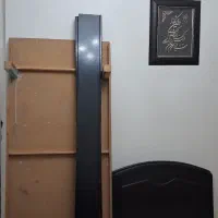 تخت تک نفره چوبی با کفه زیر تخت