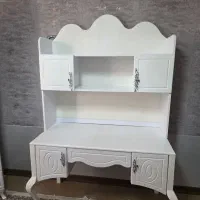 کمد شیشه ای و میز کامپیوتر جدا شونده