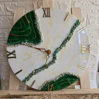 ساعت دیواری رزینی دستساز