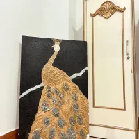 تابلو طاووس کار دست