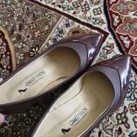 کفش پاشنه بلند رنگ آلبالویی