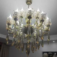 لوستر برنجی سنگین