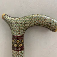 عصا خاتم کاری اعلاء طرح اشرافی اصل نو