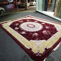 کناره گلیم روپله کناره قرمز زرشکی
