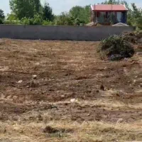 زمین مسکونی ۴۵۴ متری بر جاده آسفالت با جواز ساخت