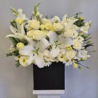 باکس گل باشکوه ترحیم کد ۱۱۰۸ گلاریس