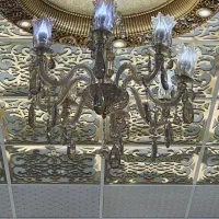 لوستر ۸شاخه کریستال نو