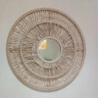 دیوارکوب بزرگ رافیا