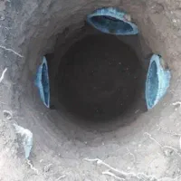 چاه کن مقنی چاه فاضلاب وپشته