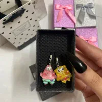 آویز پاتریک باب اسفنجی (همراه با جعبه کادوئی و بگ)