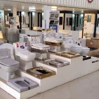 توالت فرنگی و توالت ایرانی و روشویی کابینتی