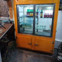 یخچال ایستاده دو در ویترینی کالا سالم  فروشی