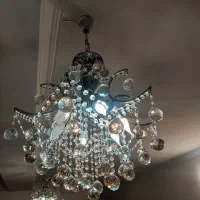 لوستر کریستالی یک جفت