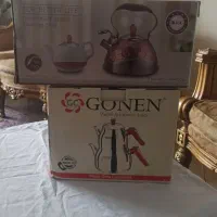 دو عدد کتری قوری استیل واکبند