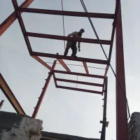 اهنگری و جوشکاری ساخت ونصب اسکلت فلزی خرپاوشیروانی
