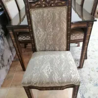 مبل سلطنتی ۷ نفره و میز ناهار خوری سلطنتی ۸ نفره