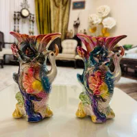 گلدان گل برجسته چینی