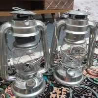 فروش دو عدد چراغ نفتی سالم سالم