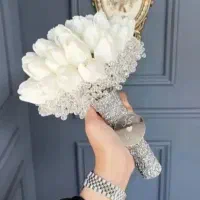 دسته گل عروس مدرن