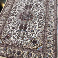 جفت قالیچه اصفهان مارک دار