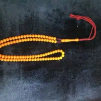 تسبیح کهربا کره عسلی
