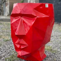 گلدان طرح چهره