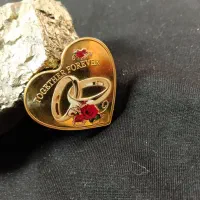 سکه طرح قلب و عشق روکش طلای ۲۴
