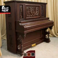 لوکس پیانو طرح آکوستیک اشرافی منبتکاری کابین میز
