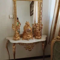 آیینه شمعدان برنجی