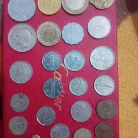 سکه خارجی وسکه ایرانی وشاهی وجمهوری واسکناس