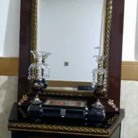 اینه شمعدان چوبی زیبا