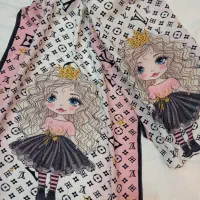 شال دخترانه رنگ سال