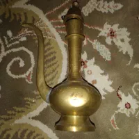 سینی قلم زنی و گلاب پاش قدیمی