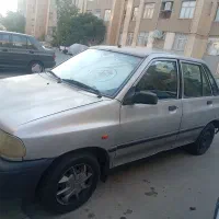 پراید ۸۶ نقره ای .کارکرد ۴۵۰ هزار تا