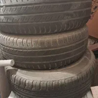 چهار حلقه لاستیک بارز سایز ۱۵ مناسب انواع خودرو