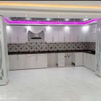 ۵متری کابینت بانوار سی ان سی شده وکیوم طرح دار شیک