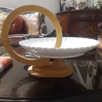 شیرینی خوری سرامیکی چوبی بامبو