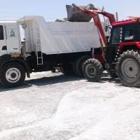 حمل نخاله. خاک برداری .خاکبرداری.شن.اجر