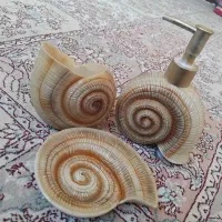ست روشویی سه تیکه طرح صدف