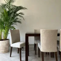 میزناهارخوری چوبکده ۶ نفره صندلی ایتالفوم