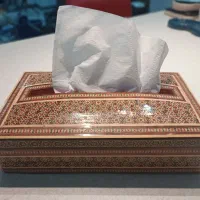 جا دستمال خاتم کاری قدیمی