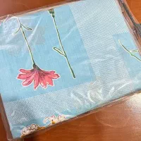 ملحفه و روبالشی نخی تک نفره