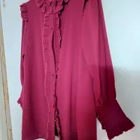 شومیز کرپ ژرژت