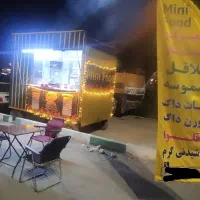 فروش کانکس ۴ چرخ سیار فست فود