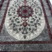 فرش طوسی قرمز-فروش نقد و چکی