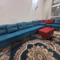 مبل ۸ نفره با  پاف