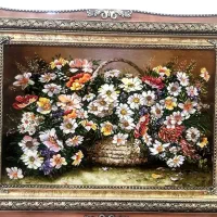 تابلو گل بابونه عروس کد 24